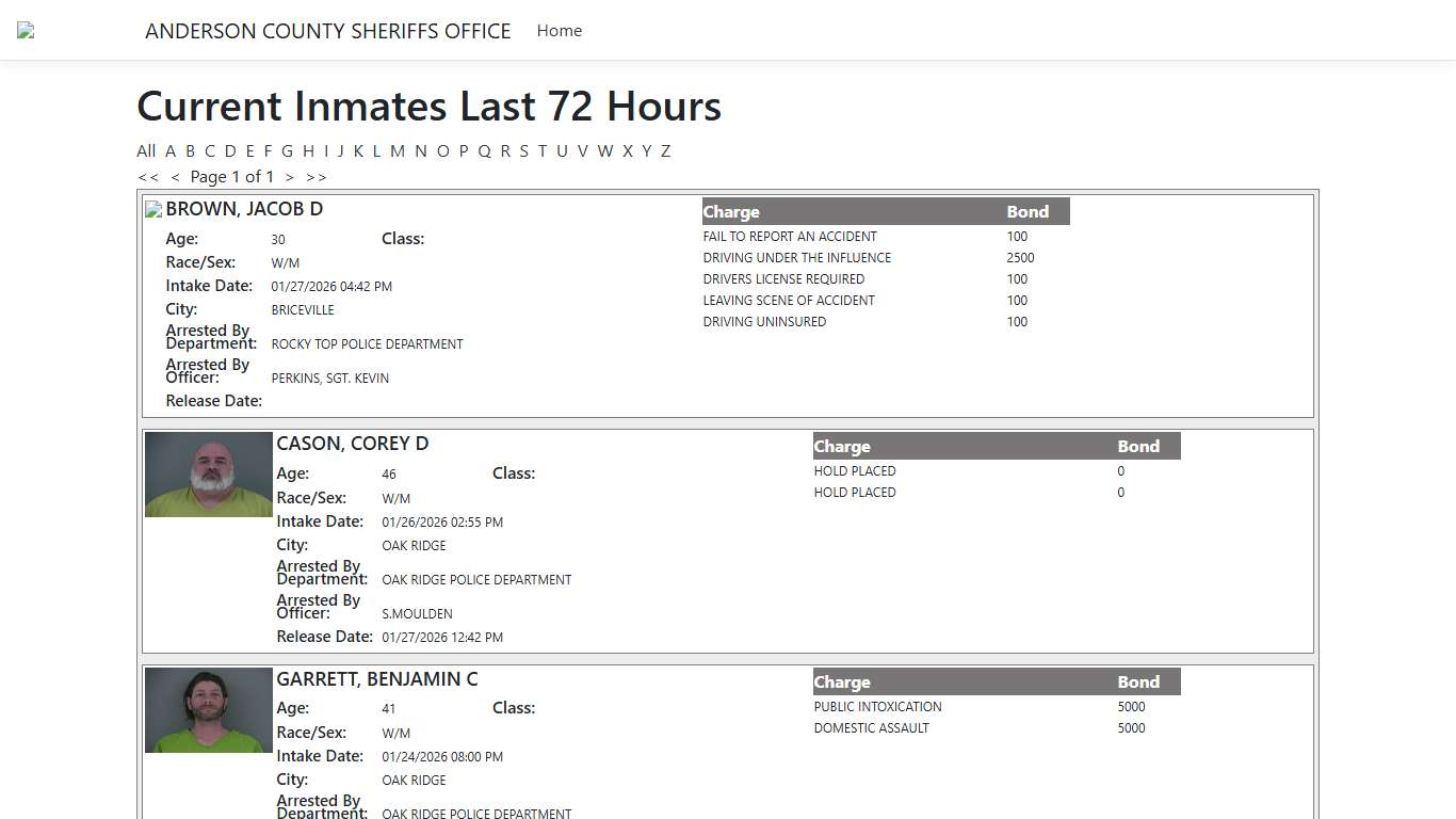 Inmates - ISOMS Portal